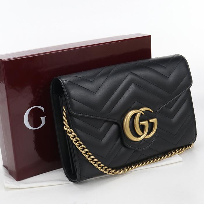 GUCCI（グッチ） 中古・未使用 チェーンウォレット 474575 GG
