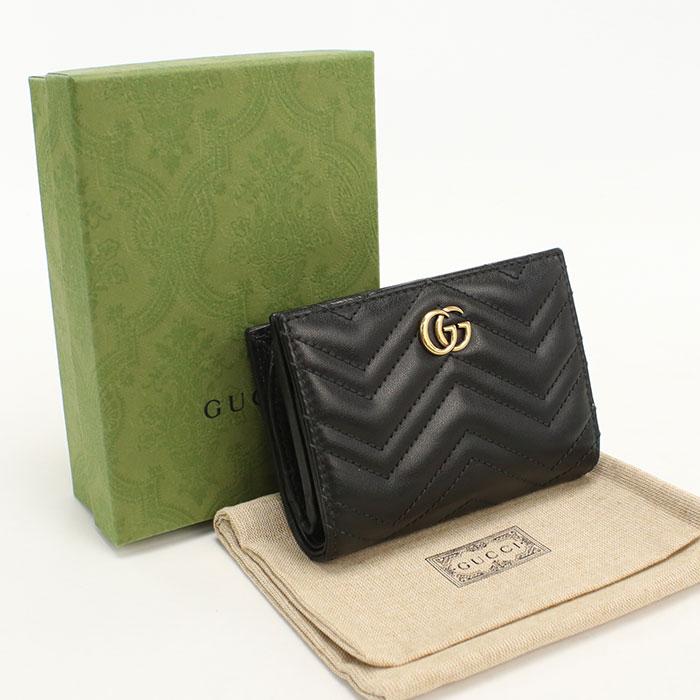 GUCCI（グッチ） 中古美品 二つ折り財布 773427 GGマーモント 