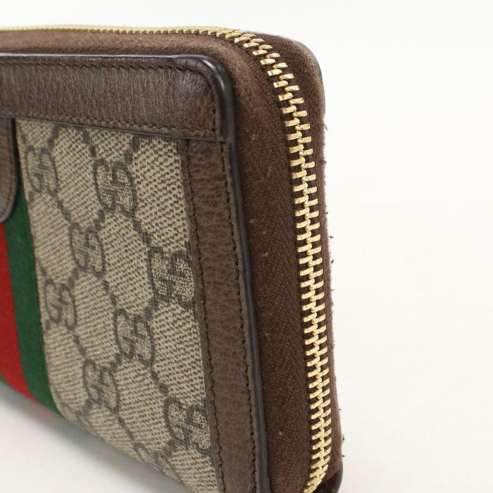 GUCCI（グッチ） 中古良品 長財布ラウンドファスナー 523154 ジップ 