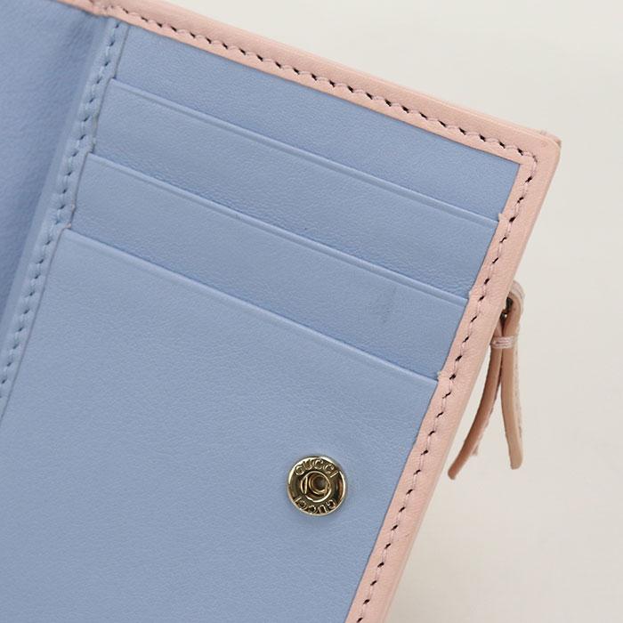 GUCCI（グッチ） 中古良品 二つ折り財布 バイカラー スモール