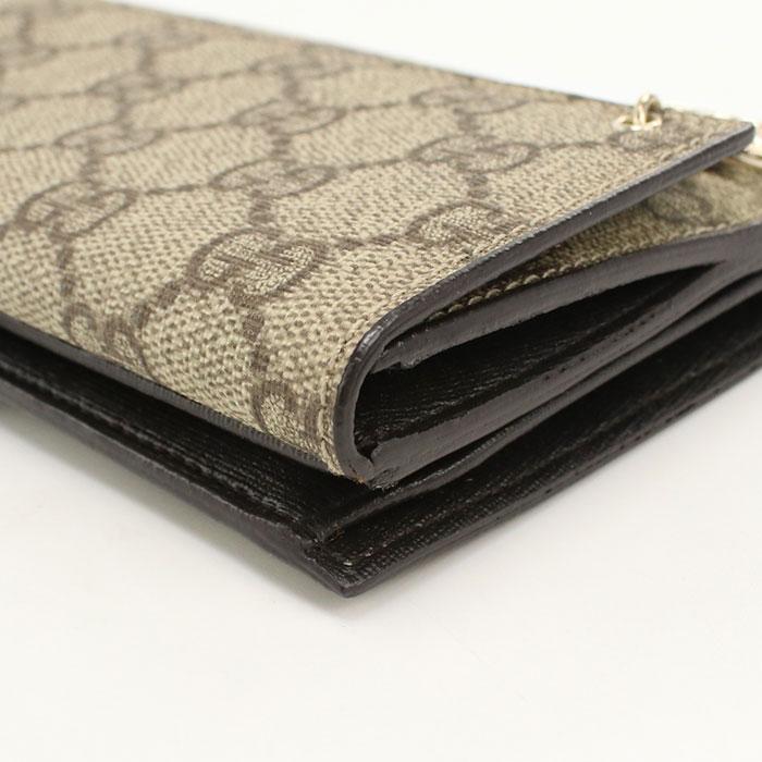 GUCCI（グッチ） 中古良品 長財布二折 212104 Wホック長財布 GG 