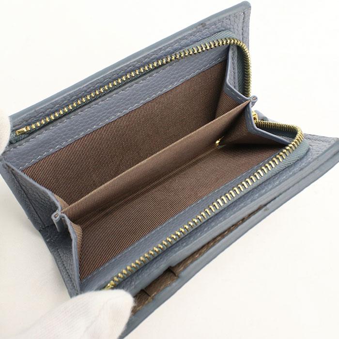 GUCCI（グッチ） 中古美品 二つ折り財布 772738 バイカラー スモール