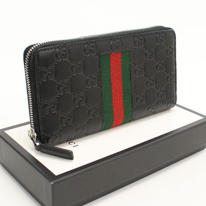 GUCCI（グッチ） 中古良品 長財布ラウンドファスナー 408831