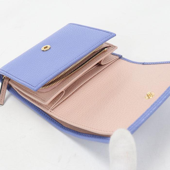 GUCCI（グッチ） 中古良品 二つ折り財布 598587 CAAAR 5241 バイカラー