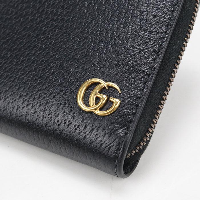 GUCCI（グッチ） 中古良品 長財布ラウンドファスナー 735845 GG