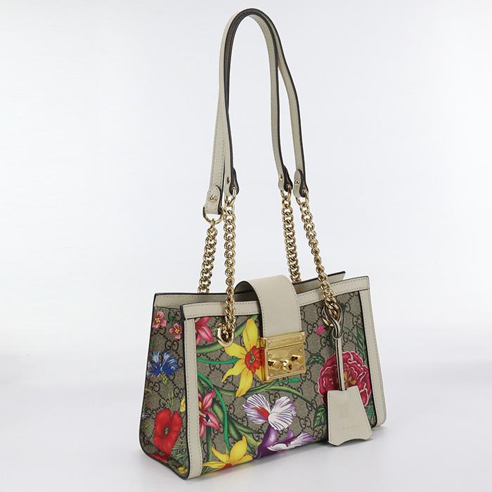 中古良品グッチGUCCI パドロック スモール ショルダーバッグ GG  