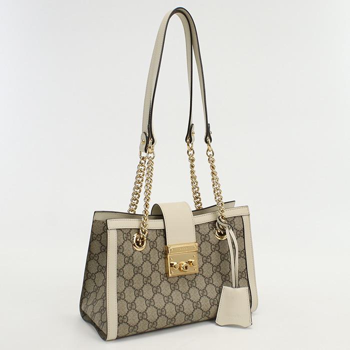 GUCCI 中古良品グッチGUCCI パドロック スモール ショルダーバッグ GG 