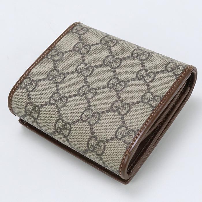 GUCCI GGスプリーム二つ折り財布 ホースビット1955 ウォレット