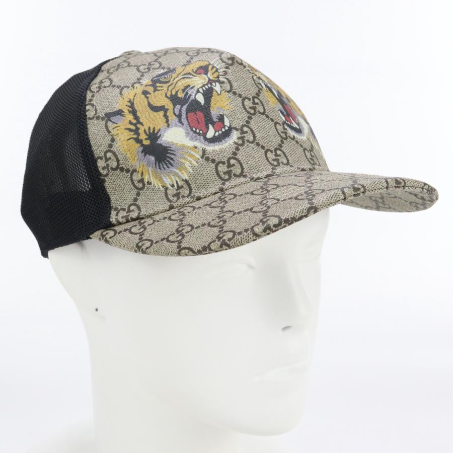 GUCCI 中古未使用グッチGUCCI GGスプリーム ベースボールキャップ  