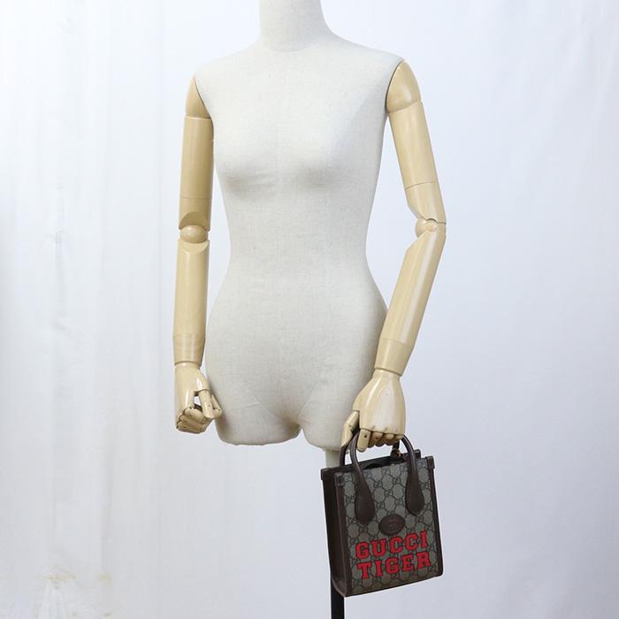 GUCCI 中古良品 グッチ トートバッグ 671628 インターロッキングG 2WAY 