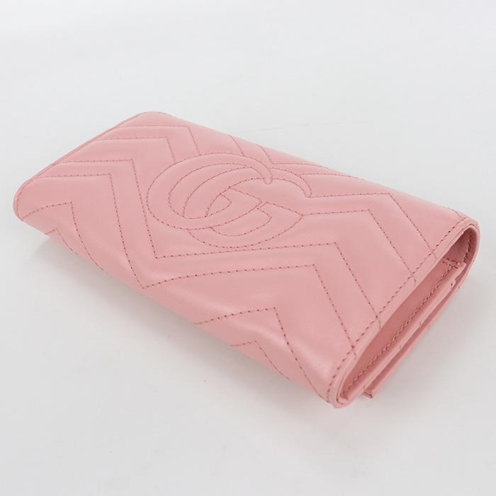 中古・未使用グッチGUCCI ダブルG コンチネンタルウォレット 長財布 