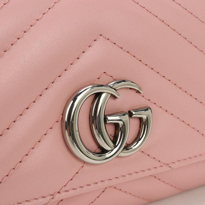 中古・未使用グッチGUCCI ダブルG コンチネンタルウォレット 長財布 