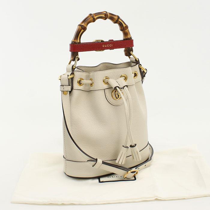 GUCCI 中古美品 グッチ ハンドバッグ 724667 ミニ バケットバッグ  