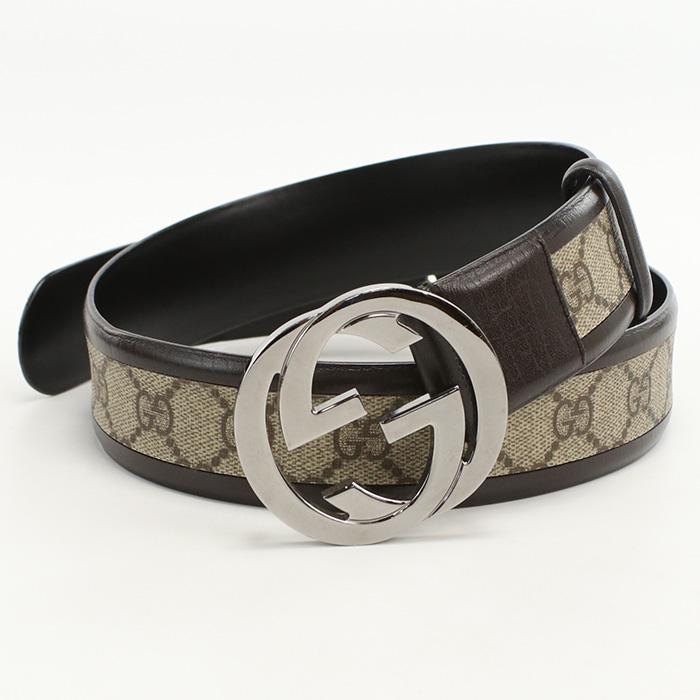グッチ GUCCI ベルト GGスプリーム インターロッキング Gバックル