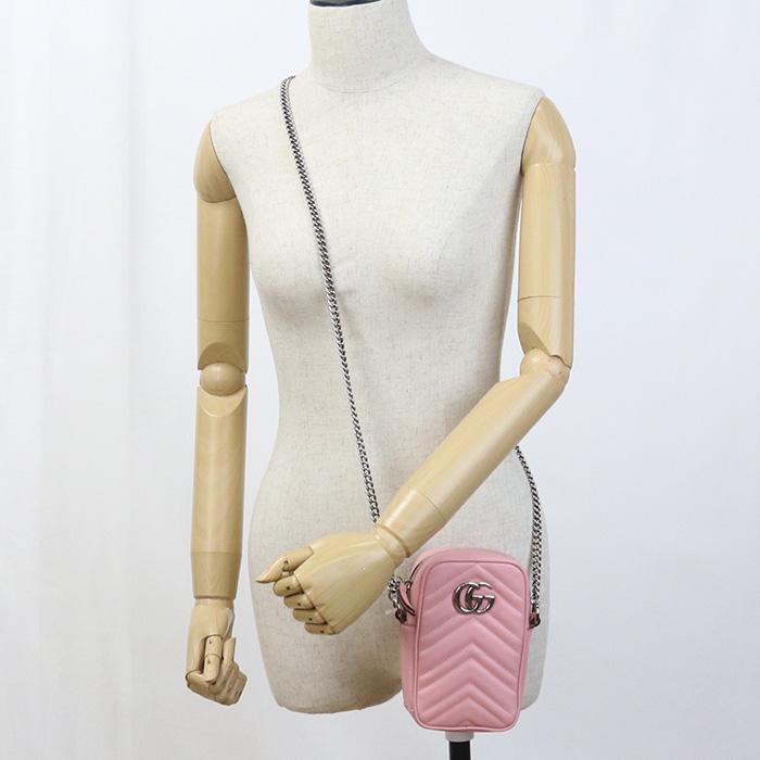 グッチ GUCCI GGマーモント 598597 ミニ バッグ ショルダーバッグ レディース【中古】 GUCCI 中古良品 グッチ ショルダーバッグ 598597 ミニ バッグ GG