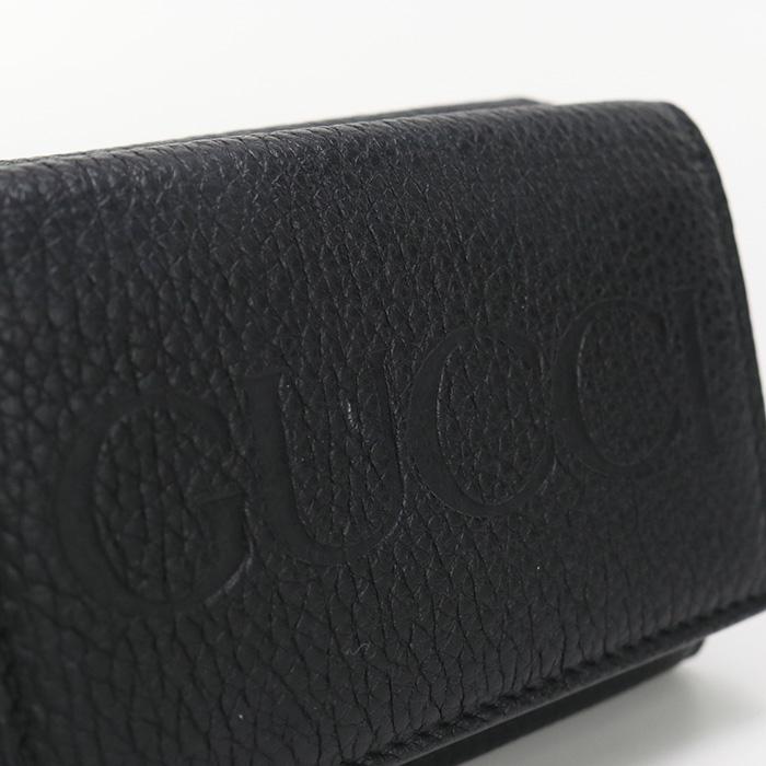 GUCCI 中古良品 三折財布 736151 ミニ ウォレット グッチ ロゴ ユニ  