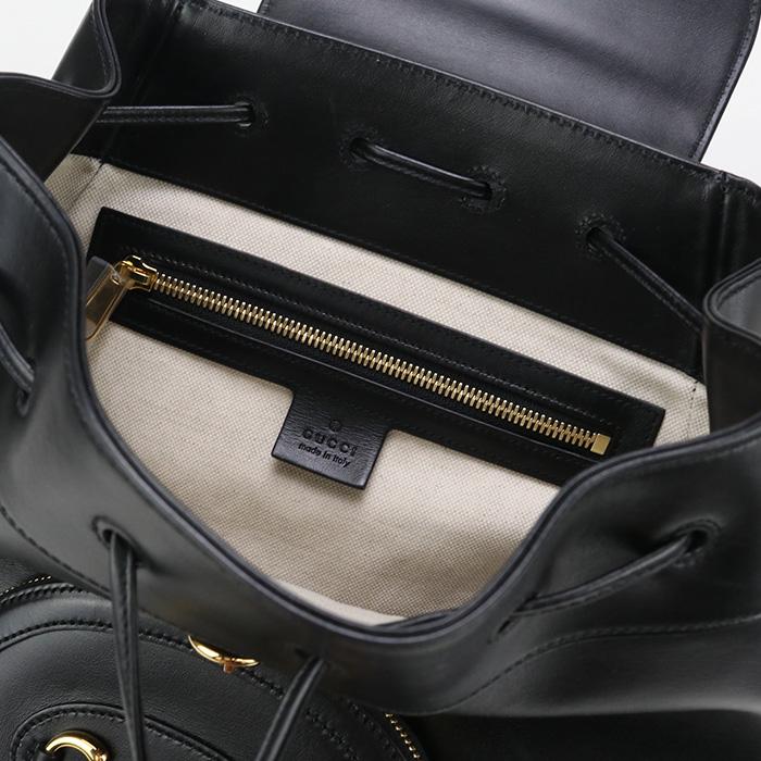 中古良品GUCCI グッチ リュック 620849 バックパック グッチ ホースビット 1955 レディース ブラック GUCCI 中古良品 グッチ リュック 620849 バックパック ホースビット
