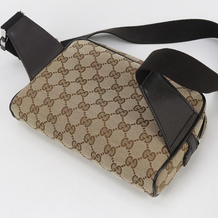 最終値下げ 美品 GUCCI グッチ ボディバッグ 449174 ベージュ GG