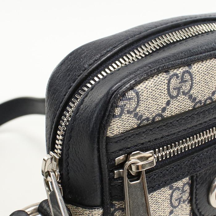 GUCCI 中古良品 グッチ 斜め掛け ショルダーバッグ 598127 ミニ 