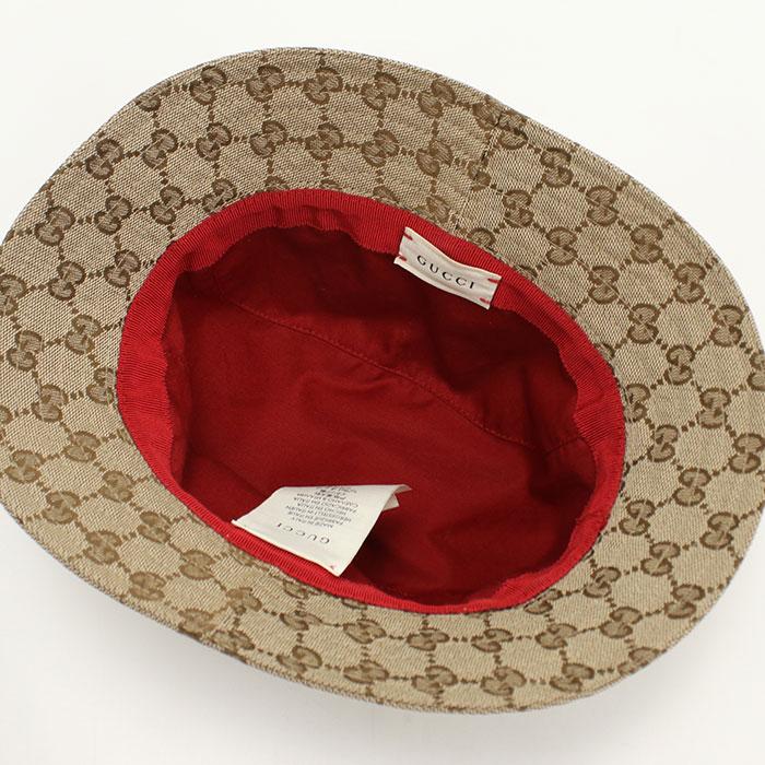 GUCCI（グッチ） 中古良品 ハット 411790 オリジナルGG フェドラハット