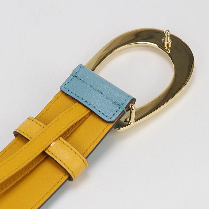 GUCCI 中古・未使用 グッチ ベルト 709954 Gバックル バイカラーベルト  