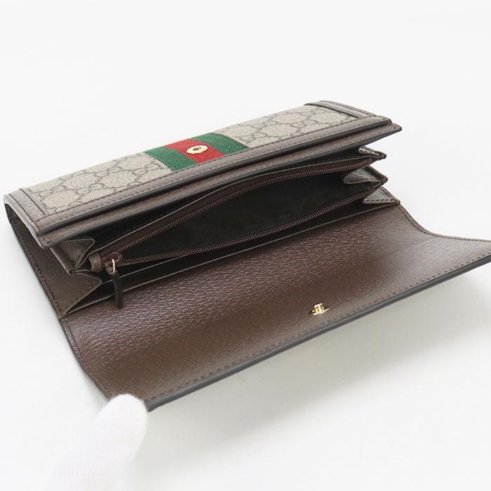 GUCCI 中古美品 グッチ 長財布ニ折小銭入付き 523153 96IWG 8745