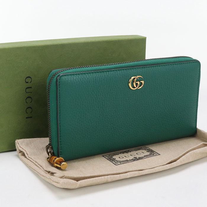 GUCCI 【中古・未使用】 グッチ 長財布ラウンドファスナー 739499  