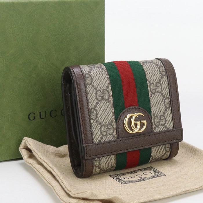 GUCCI 【中古・未使用】 グッチ 二折財布 598662 96IWG 8745 GG  