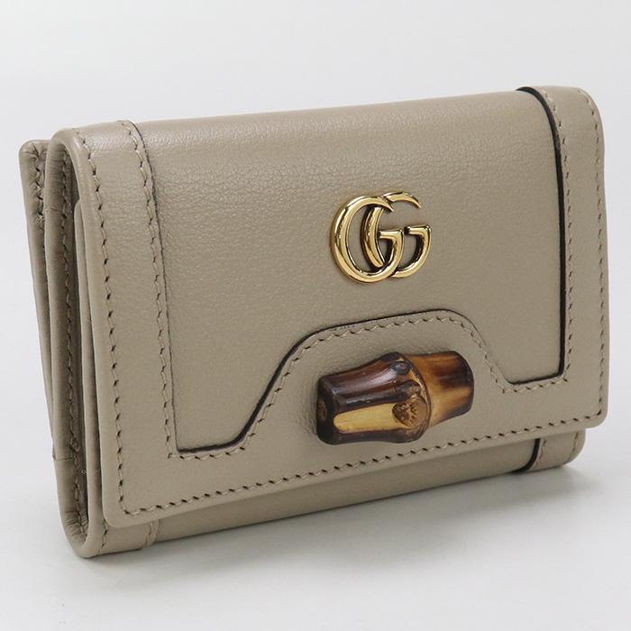 GUCCI 中古美品 グッチ 三折財布 658633 ミディアム ウォレット  