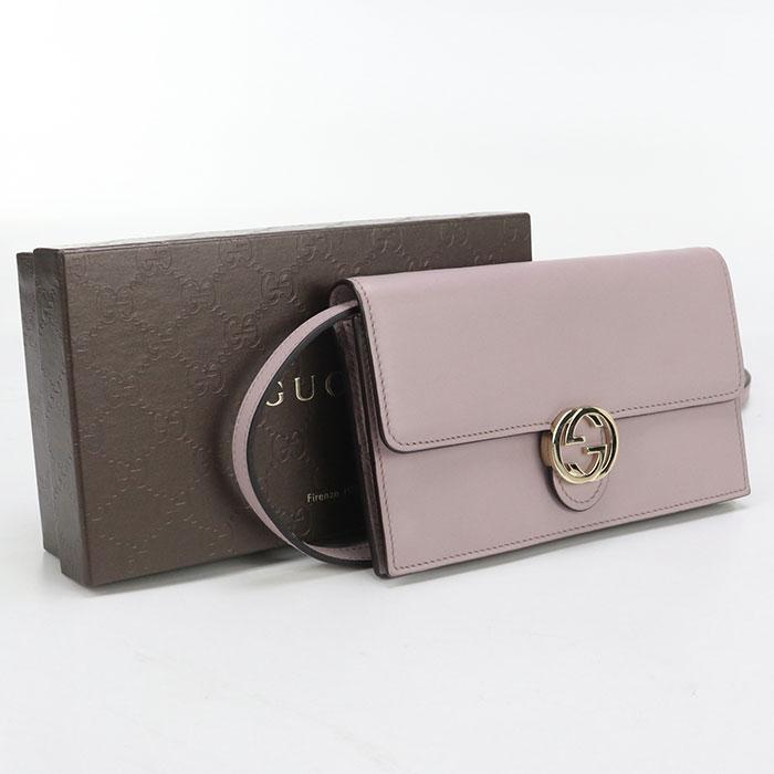 GUCCI（グッチ） 中古良品 長財布二折 369664 インターロッキングG
