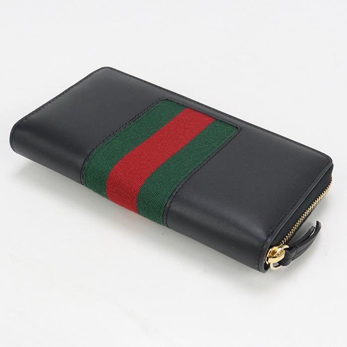 GUCCI 中古美品 グッチ 長財布ラウンドファスナー 476083 ジップ  