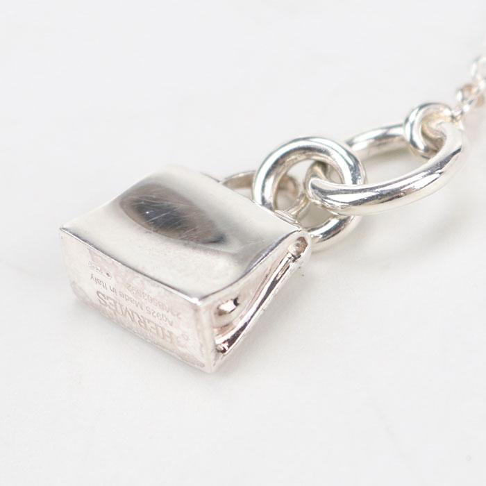 中古美品 HERMES エルメス ネックレス アミュレット ケリー レディース シルバー_2