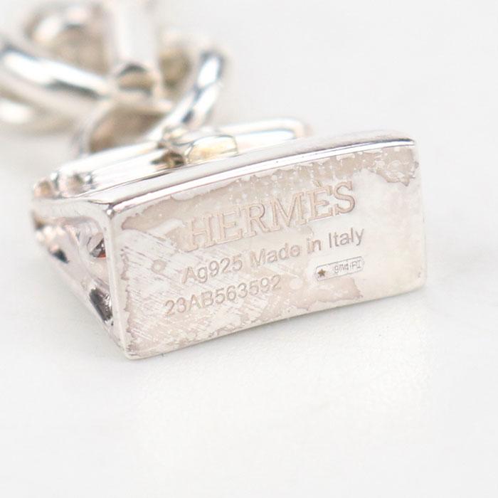 中古美品 HERMES エルメス ネックレス アミュレット ケリー レディース シルバー_3
