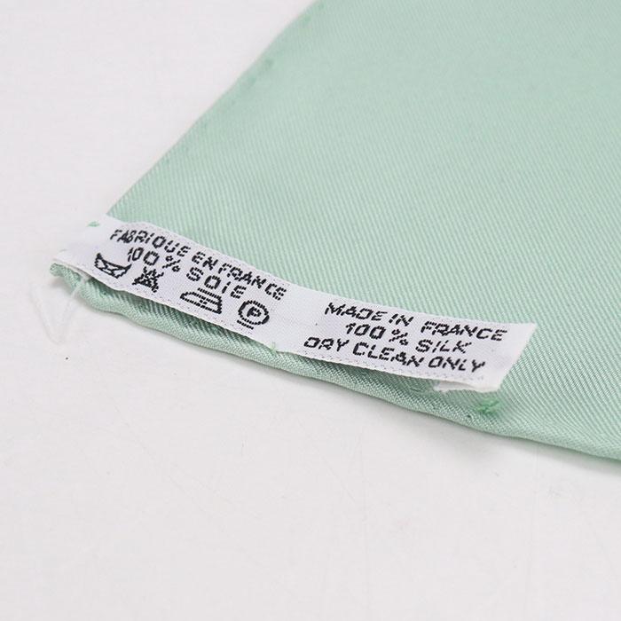 HERMES（エルメス） 中古良品 スカーフ カレ90 ユニセックス グリーン
