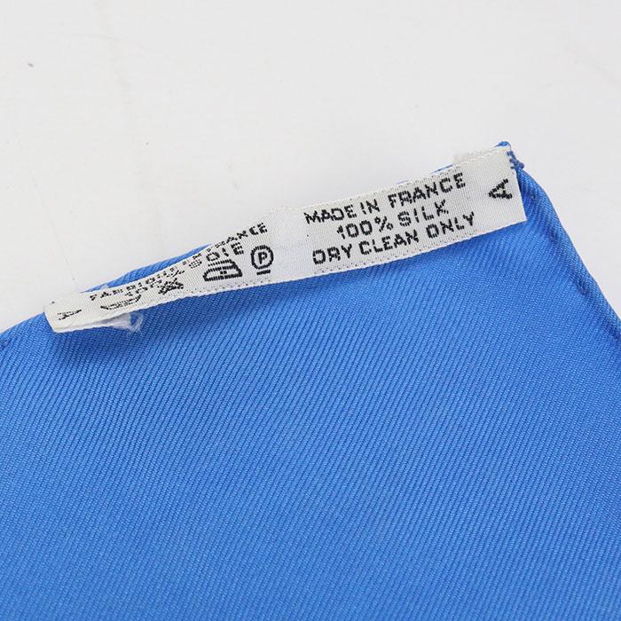 HERMES（エルメス） 中古良品 スカーフ カレ90 ユニセックス ブルー