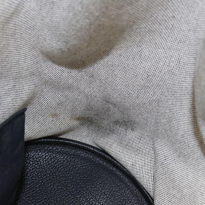 中古良品 HERMES エルメス ショルダーバッグ サックマリーンレシーフMM レディース グレー