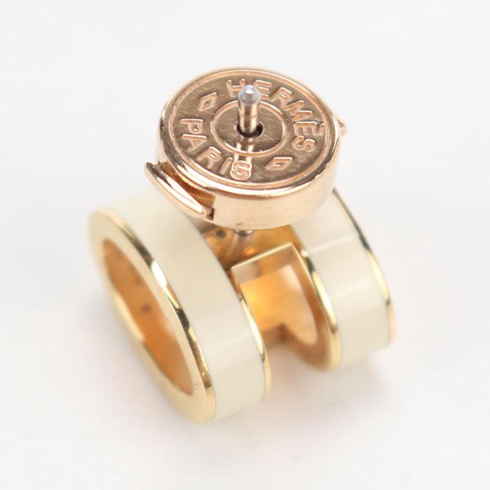 HERMES（エルメス） 中古・未使用 ピアス ポップH レディース ホワイト