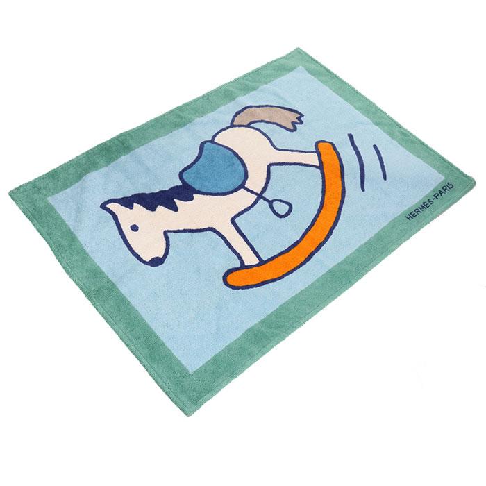 中古良品 HERMES エルメス ブランド雑貨 ビーチマット ユニセックス