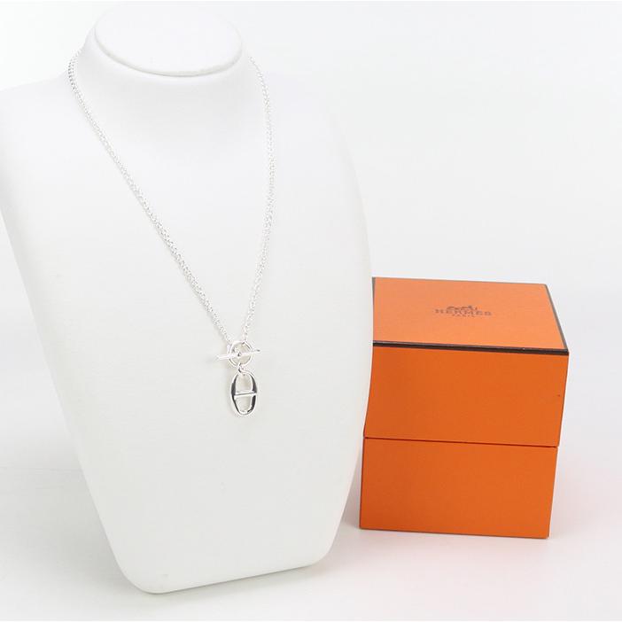 HERMES 中古美品 エルメス ネックレス シェーヌダンクル レディース 