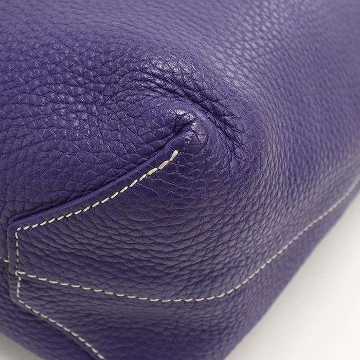 中古良品HERMES エルメス トートバッグ ドゥブルセンス36 □N刻印 レディース ブルー HERMES（エルメス） 中古良品 トートバッグ ドゥブルセンス36 □N刻印