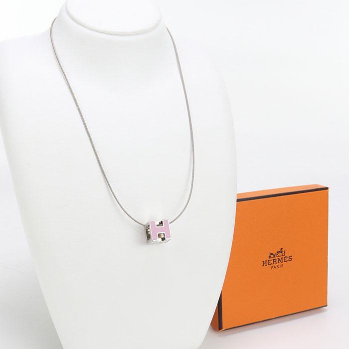 HERMES エルメス カージュドアッシュ Hキューブ ネックレス 楽天市場】HERMES エルメス カージュドアッシュ Hキューブ Hロゴ