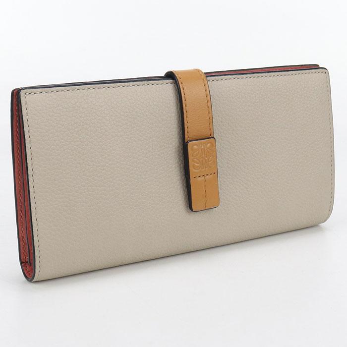 中古良品LOEWE ロエベ 長財布二折 C660S40X01 バーティカル ウォレット ラージ レディース ベージュ LOEWE（ロエベ） 中古良品 長財布二折 C660S40X01 バーティカル