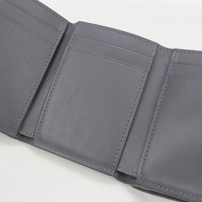グレーの三つ折り財布 LOEWE LOEWE 三つ折り財布 グレー LOEWE グレー 三つ折り財布 ロエベ LOEWE