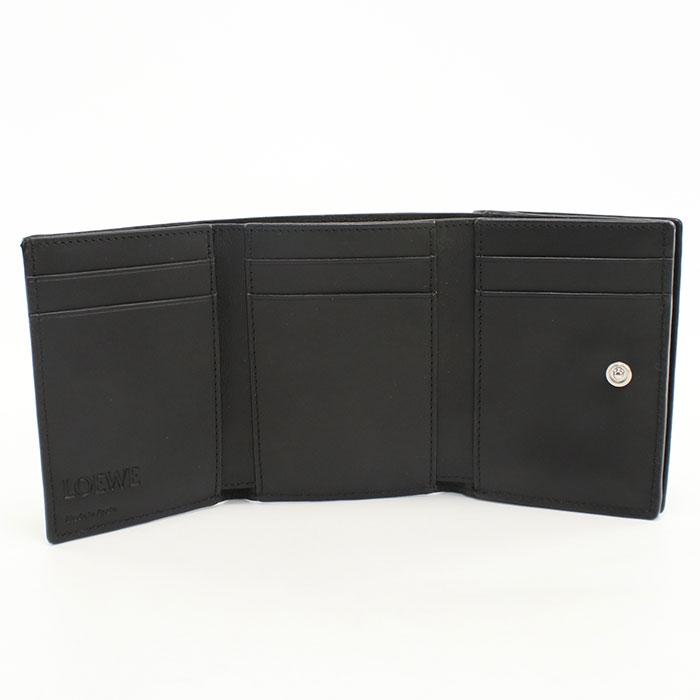 ロエベ LOEWE 財布 レディース C660TR2X04 アナグラム トライフォールド ウォレット LOEWE（ロエベ） 中古良品 三つ折り財布 C660TR2X04 トライフォールド
