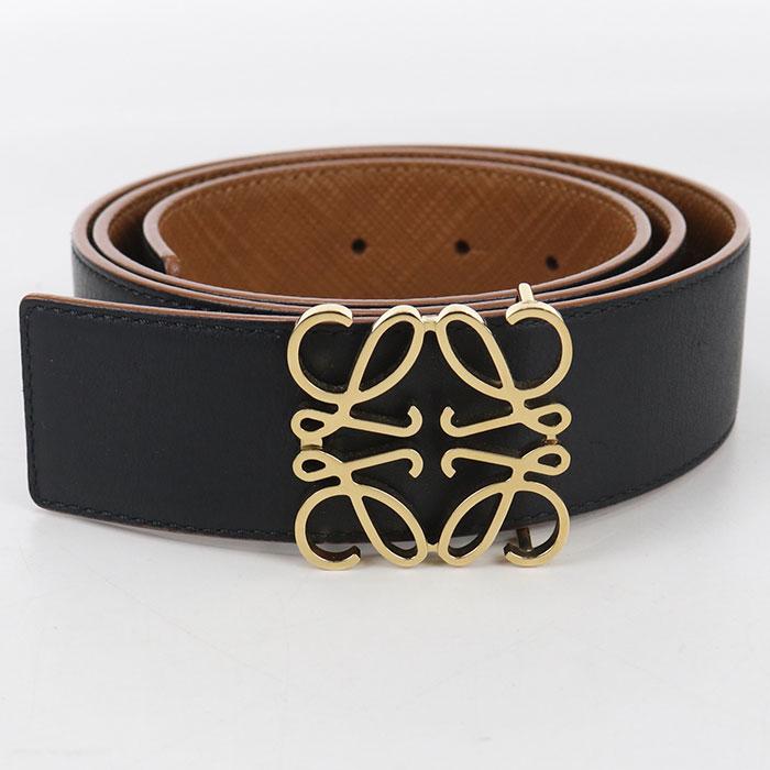 LOEWE（ロエベ） 中古良品 ベルト リバーシブル アナグラム メンズ