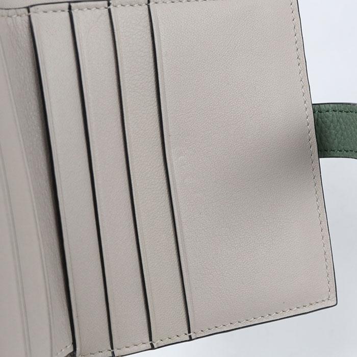 LOEWE（ロエベ） 中古美品 二つ折り財布 コンパクトジップウォレット