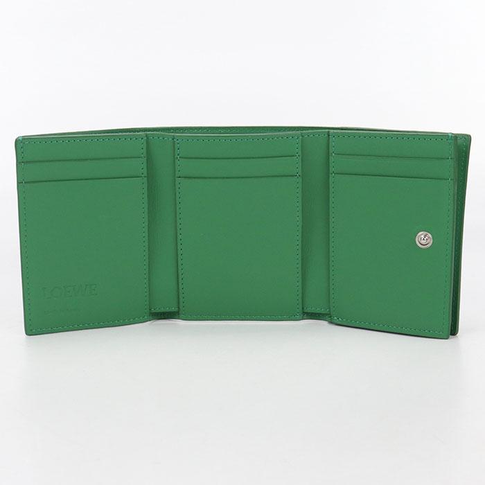 LOEWE（ロエベ） 中古美品 三つ折り財布 トライフォールドウォレット