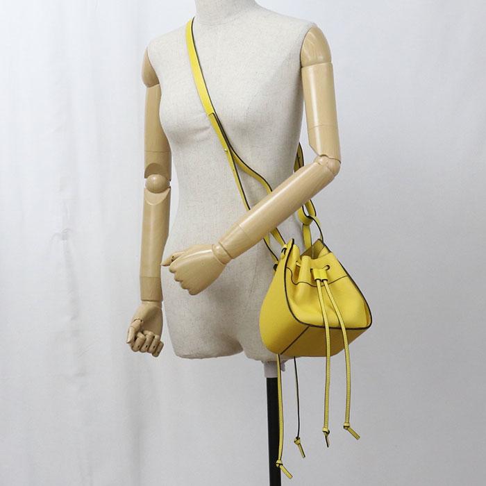 LOEWE（ロエベ） 中古良品 ハンドバッグ ドローストリングバッグ 2WAY 