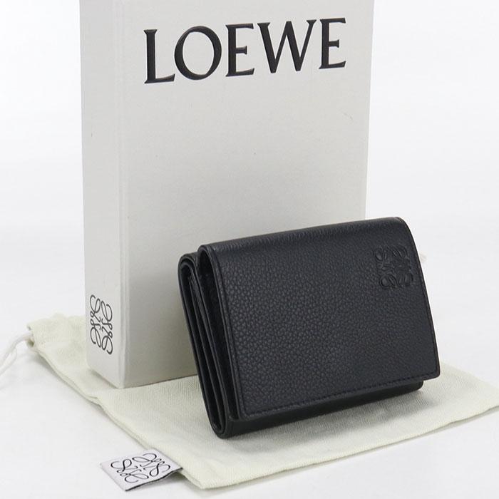 LOEWE（ロエベ） 中古良品 三つ折り財布 トライフォールドウォレット 