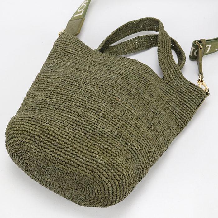 新品♡ロエベカゴバック　限定カラー　カーキ♡ LOEWE（ロエベ） 中古・未使用 カゴバッグ スリットバッグ ミニ